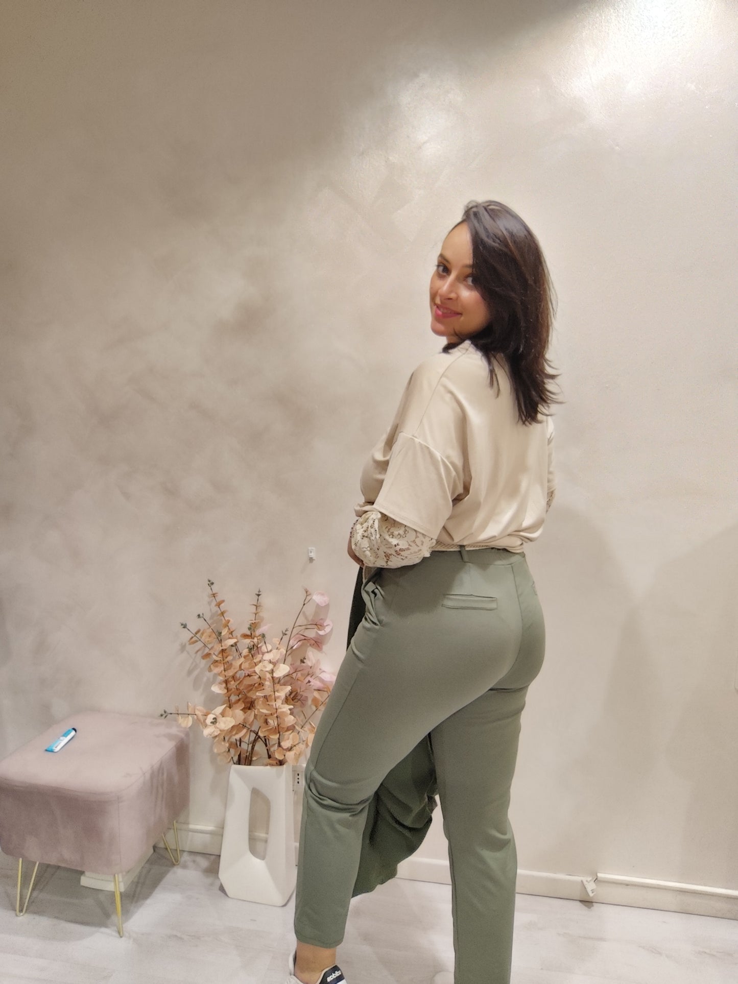 Pantaloni Beta cotone
