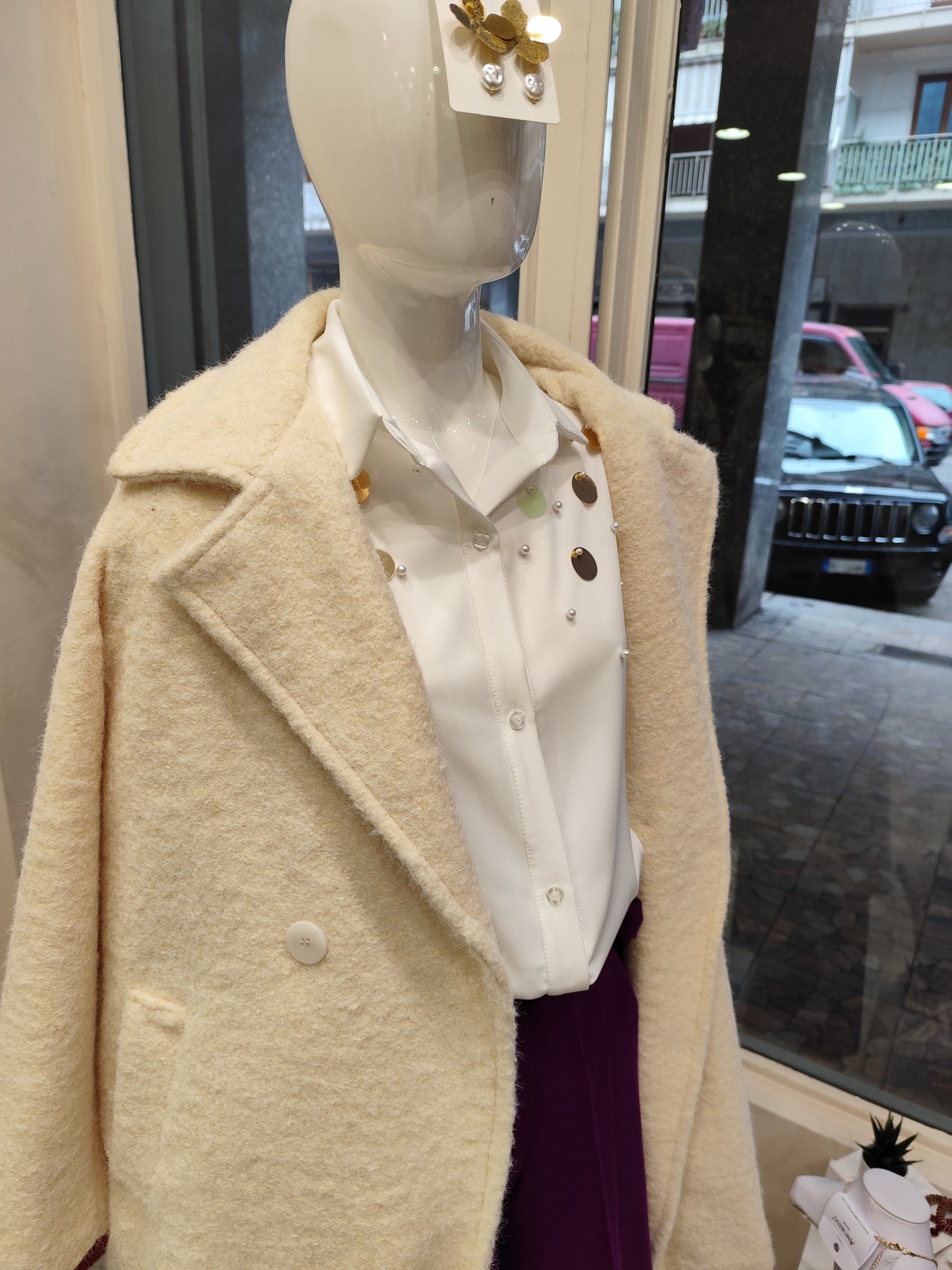 Cappotto Elegante lana cotta e viscosa