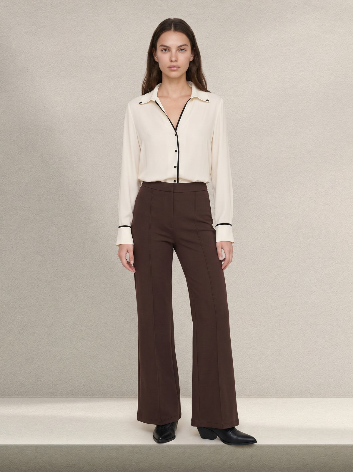 Pantalone Ludovica Marrone