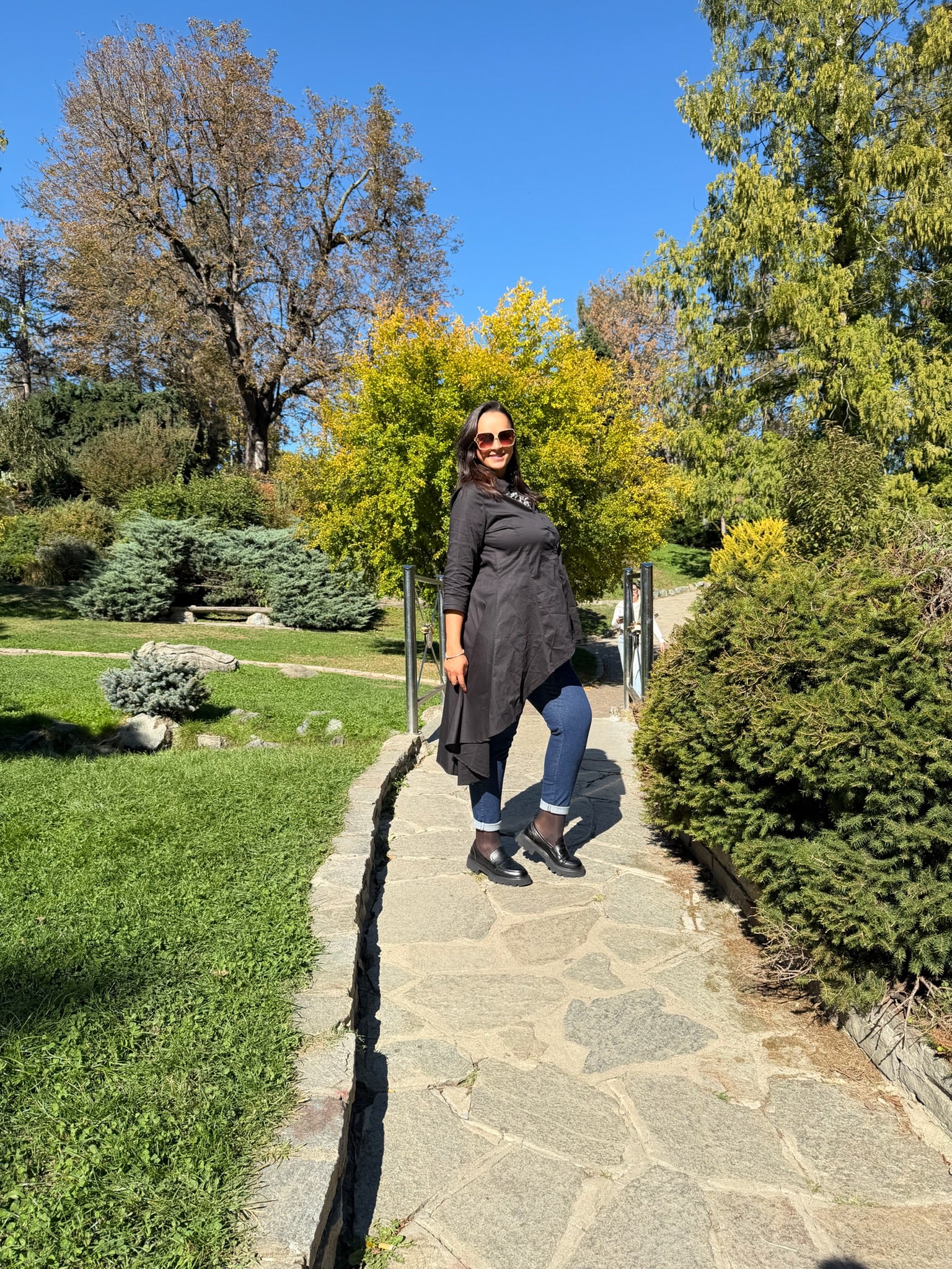 Camicia lunga asimmetrica