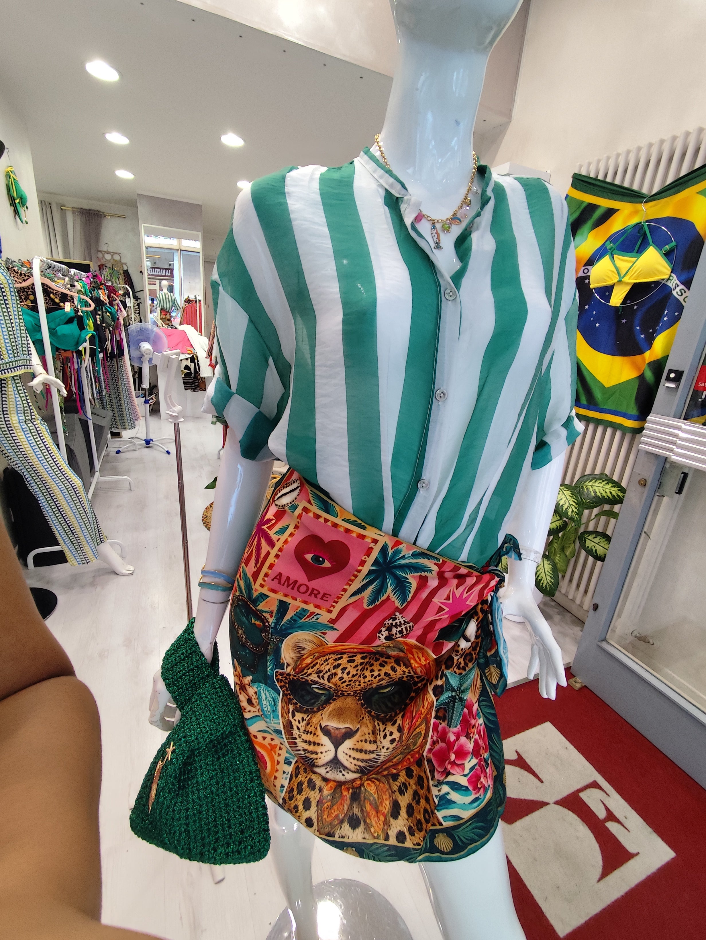Camicia a righe