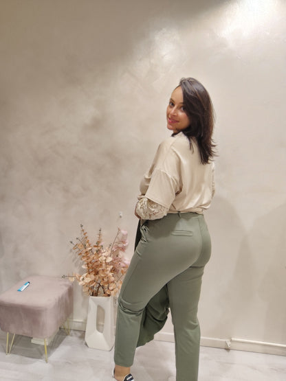Pantaloni Beta cotone