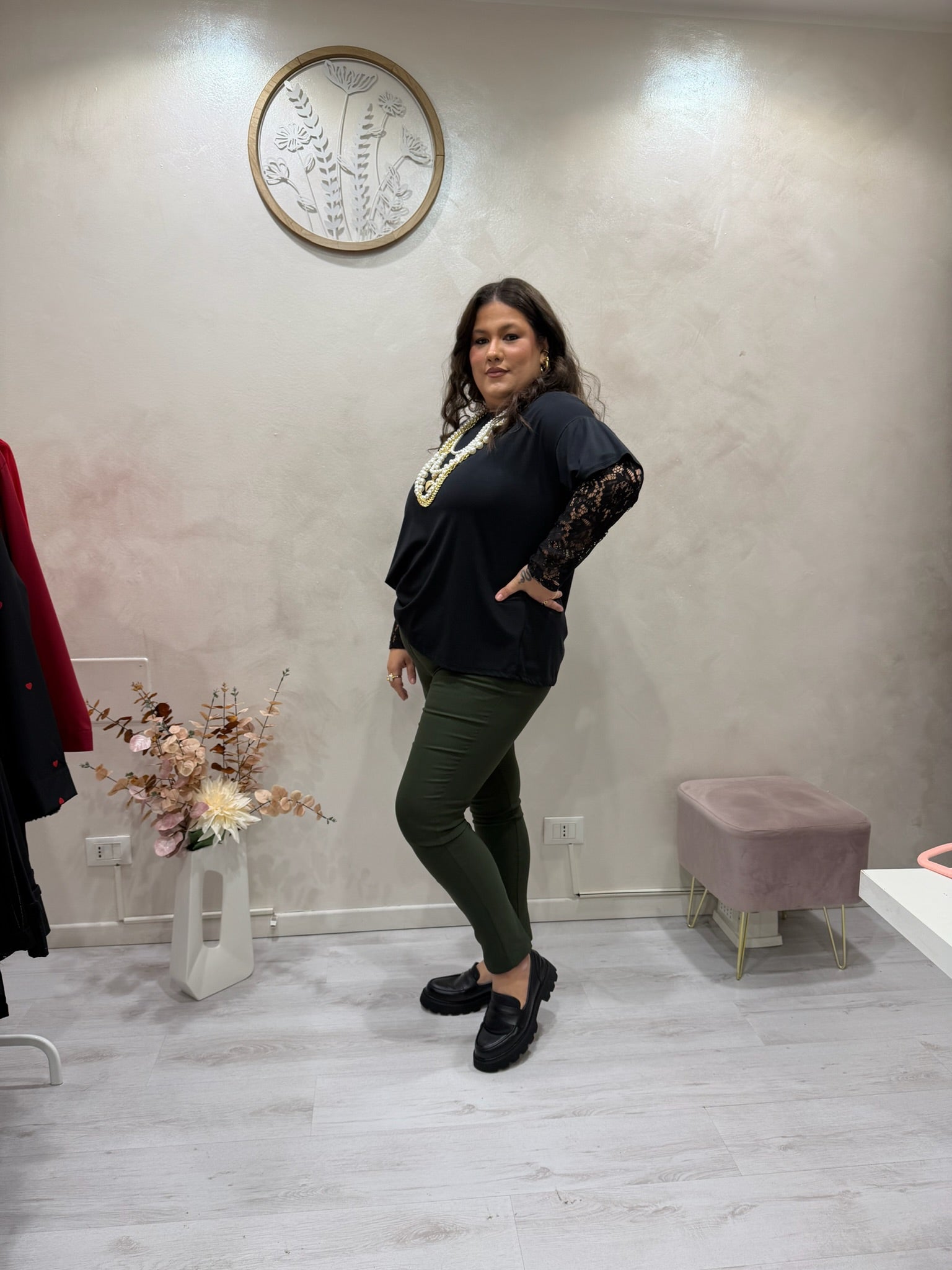 Pantaloni in bengalina invernale - Sophia Curvy