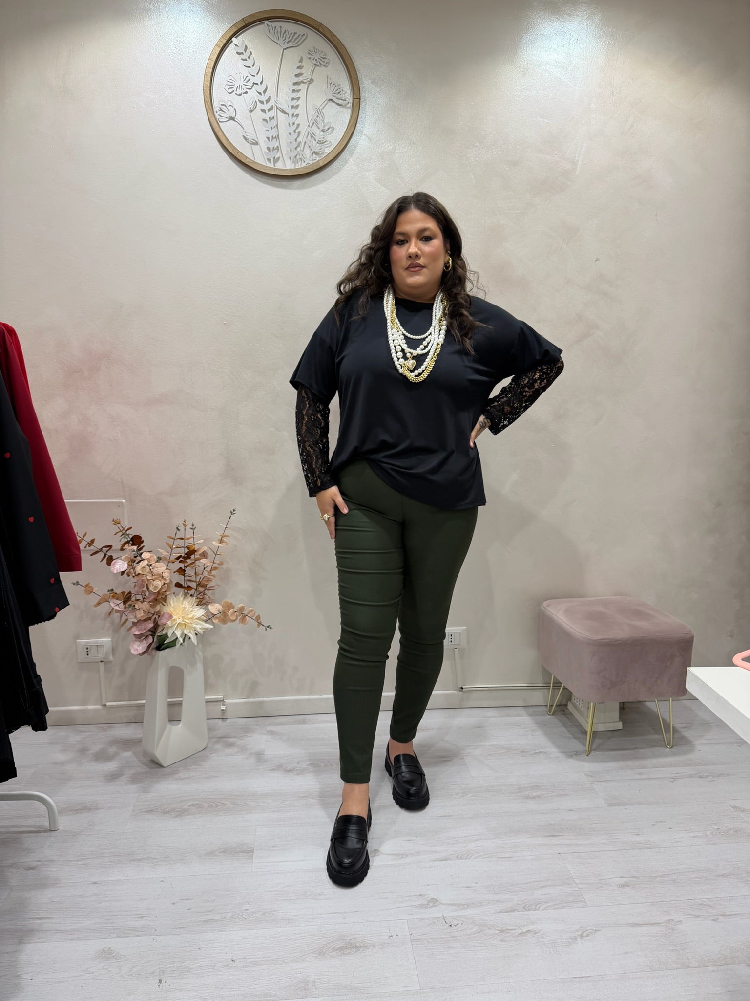 Pantaloni in bengalina invernale - Sophia Curvy