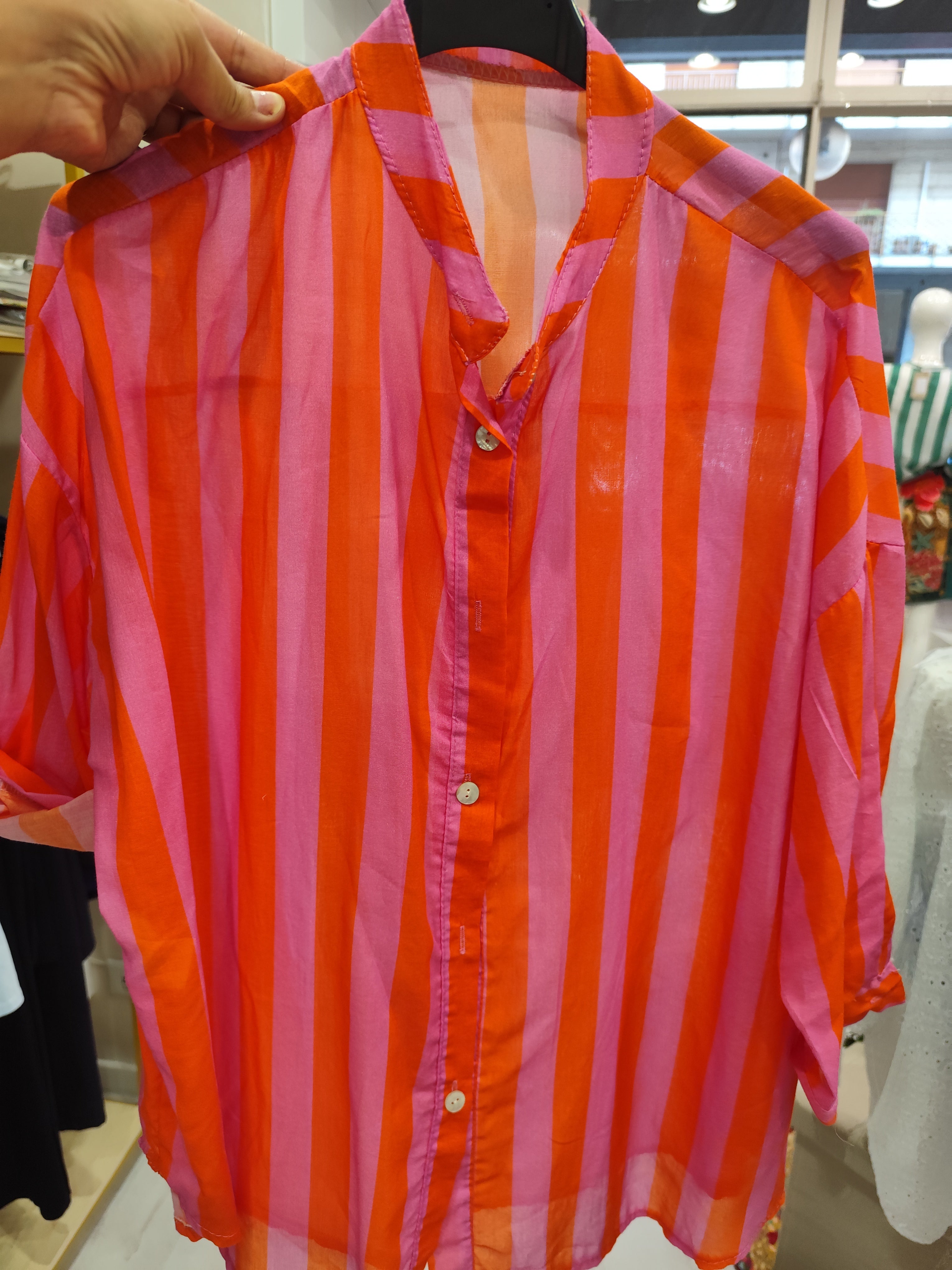 Camicia a righe