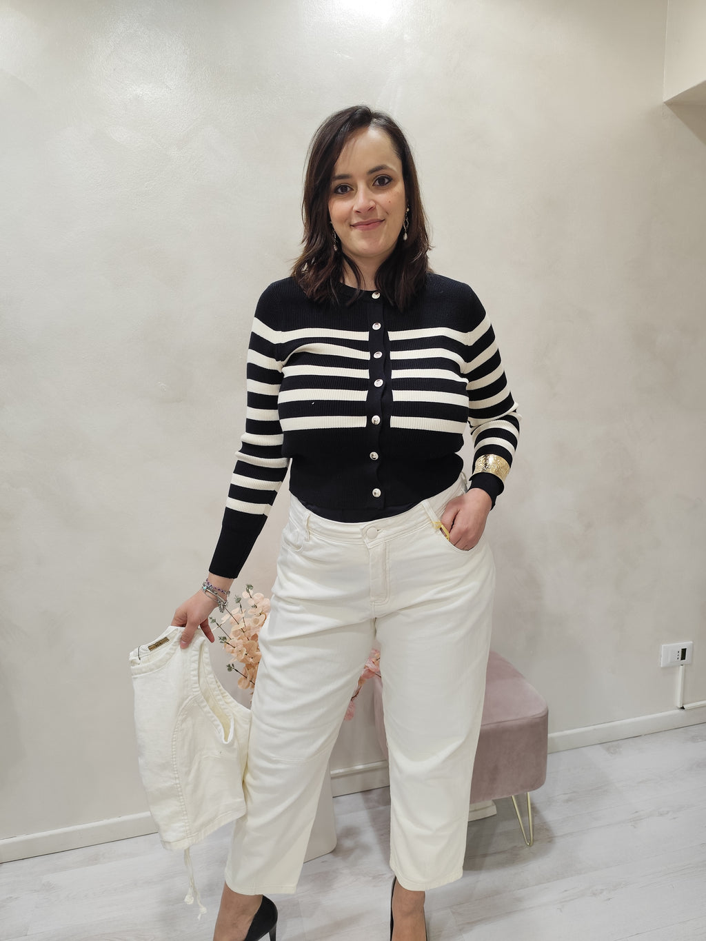 Slouchy Jeans OFF white Made in Brazil