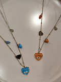 Collana occhio/cuore