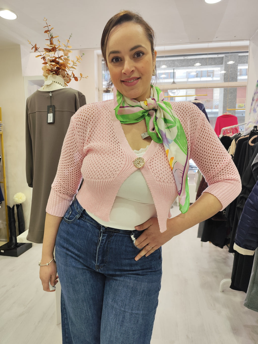Cardigan cropped