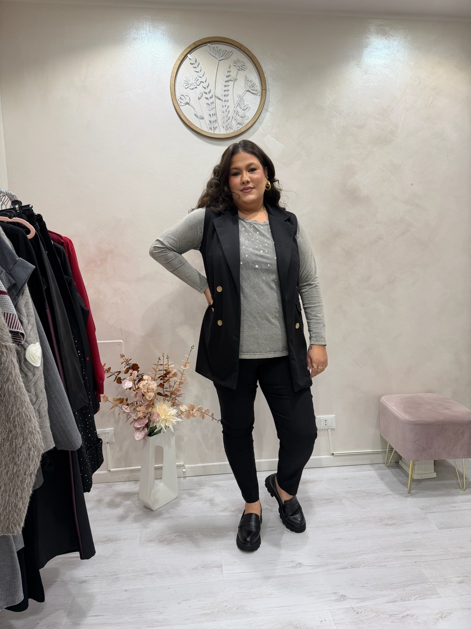 Pantaloni in bengalina invernale - Sophia Curvy