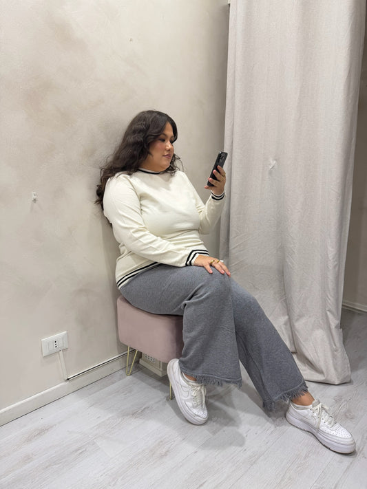 Pantaloni con frange - Sophia Curvy