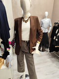 Blazer maniche arricciate