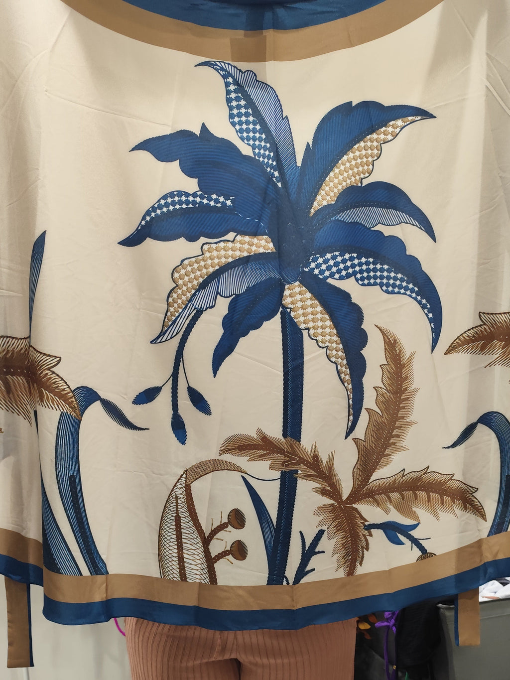 Pareo Palme Blu