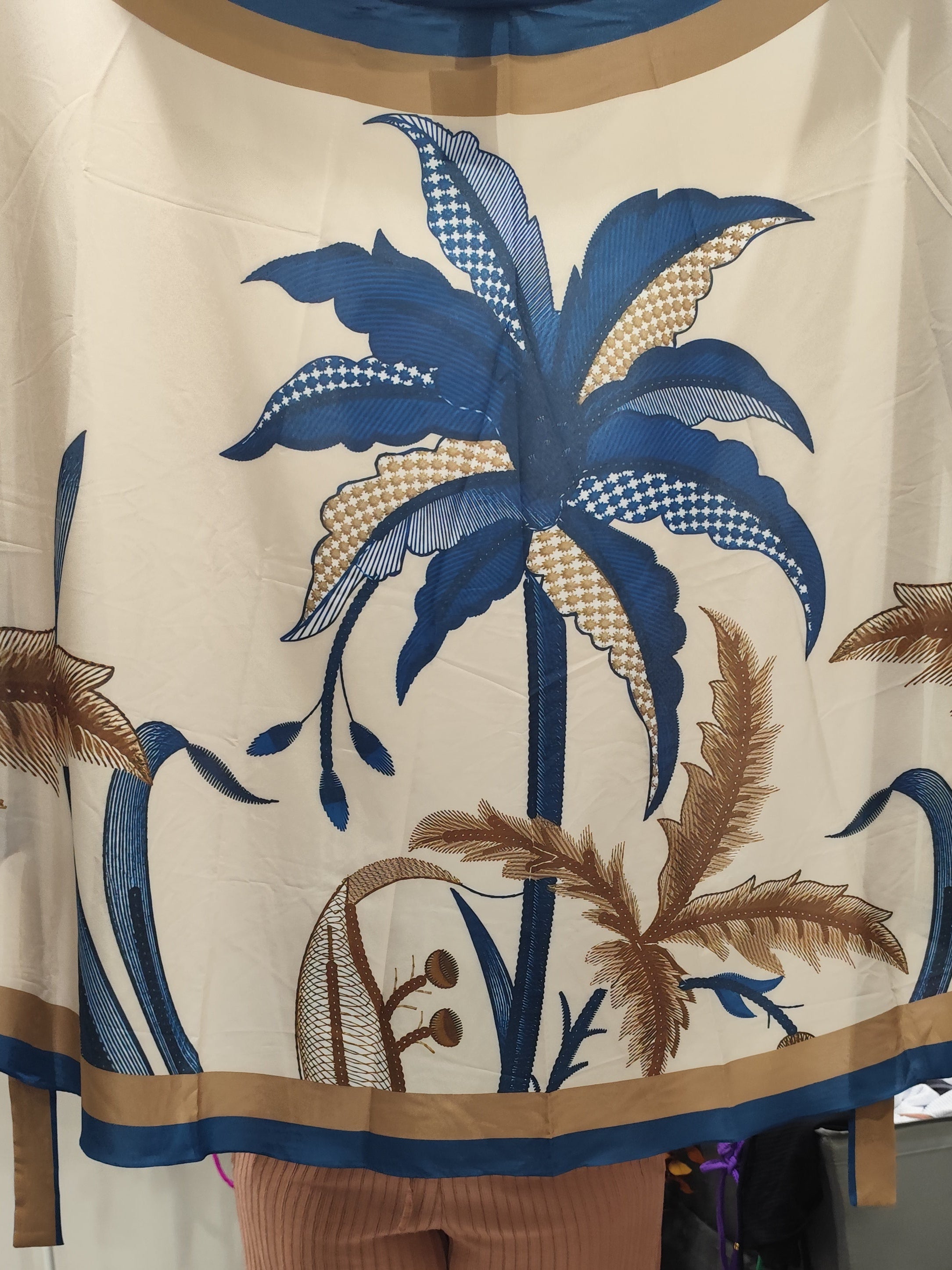 Pareo Palme Blu