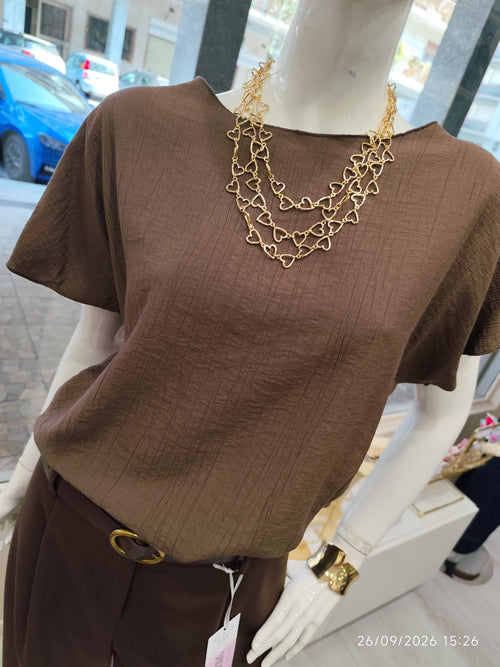 Blusa con dettaglio LSDS