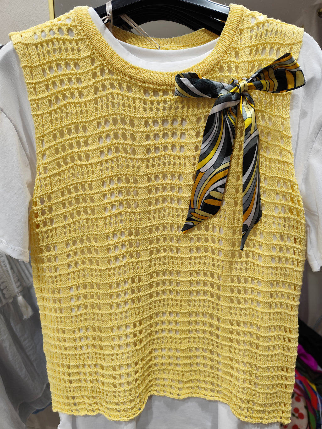 Gilet macramè