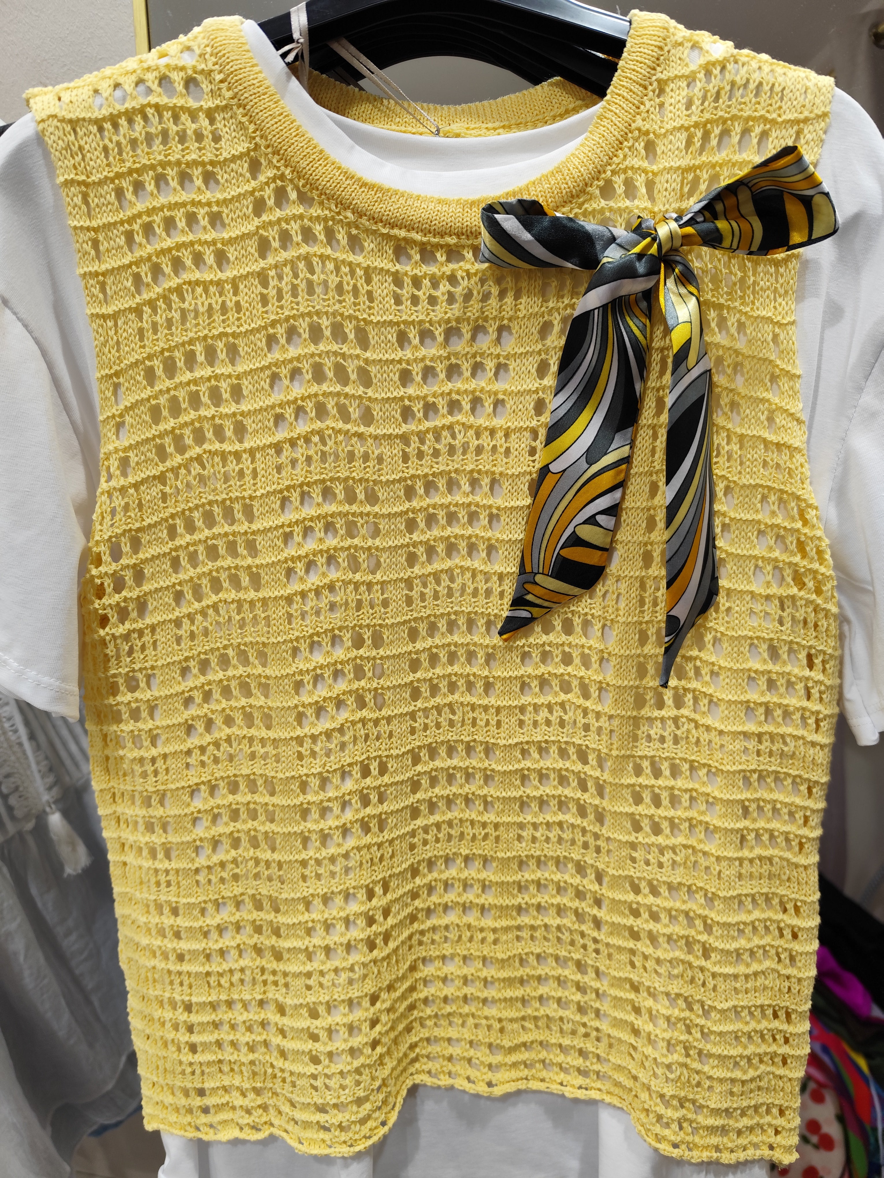Gilet macramè