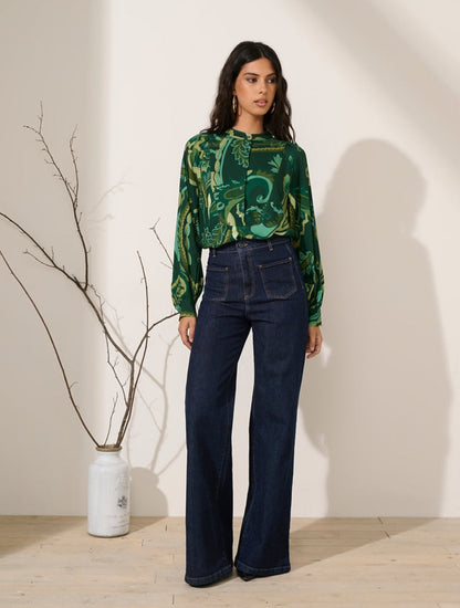 Jeans con tasche davanti