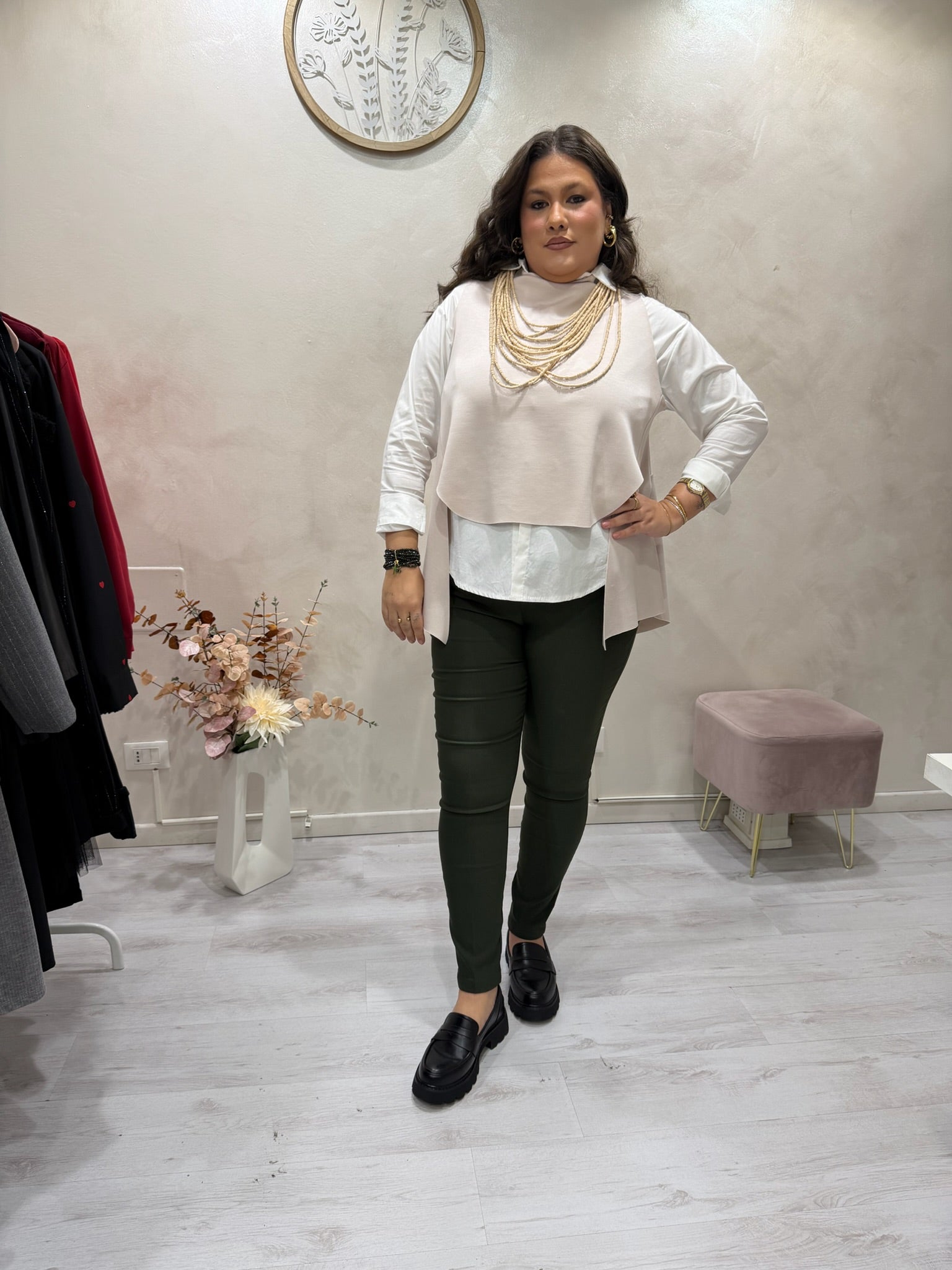 Pantaloni in bengalina invernale - Sophia Curvy