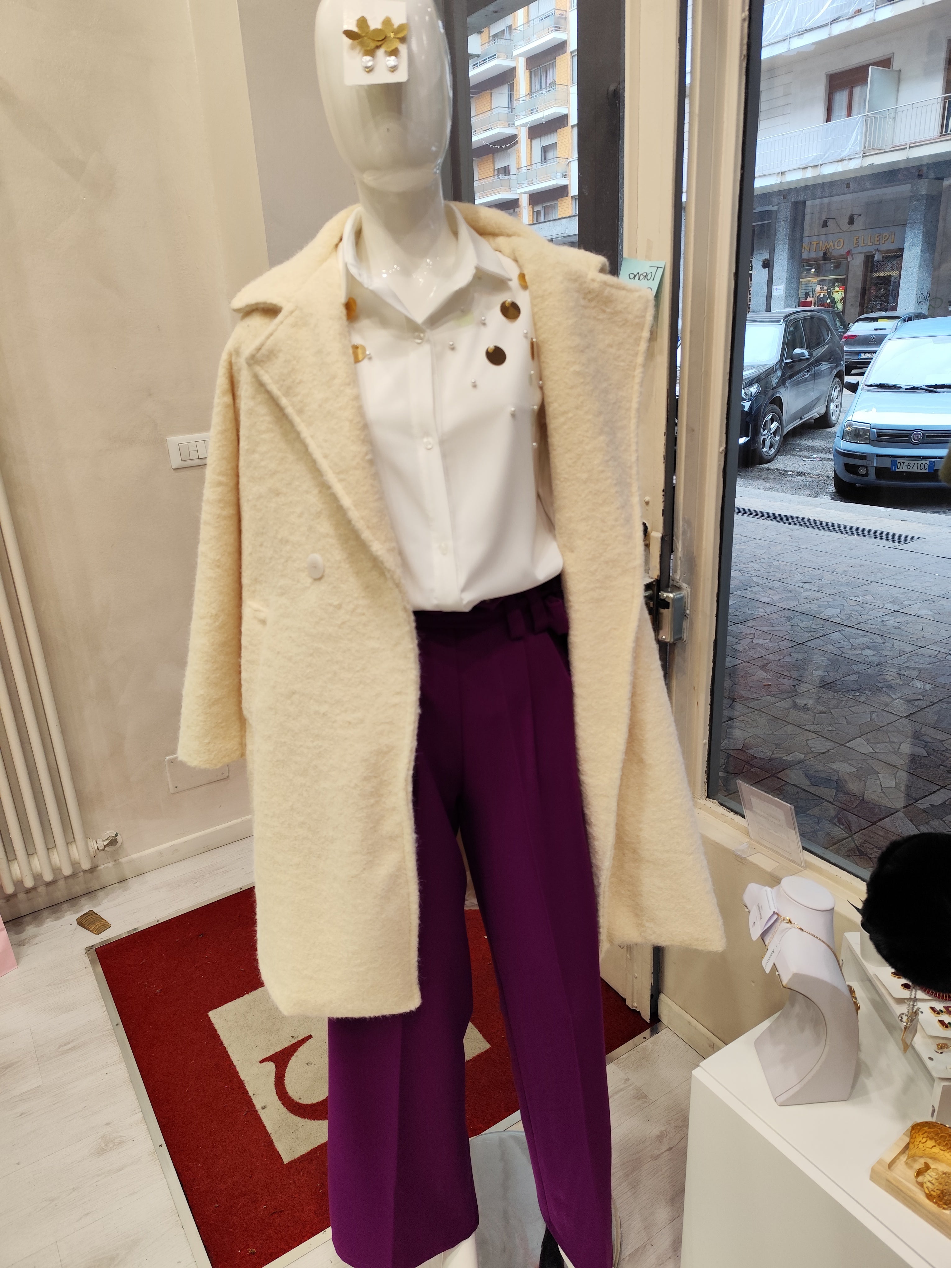 Cappotto Elegante lana cotta e viscosa